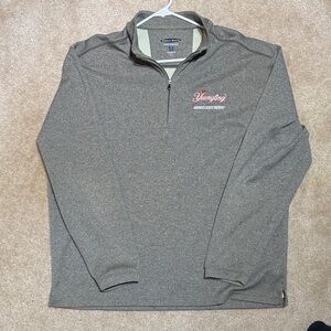 Yuengling Pebble Beach Gray Quarter-Zip Pullover